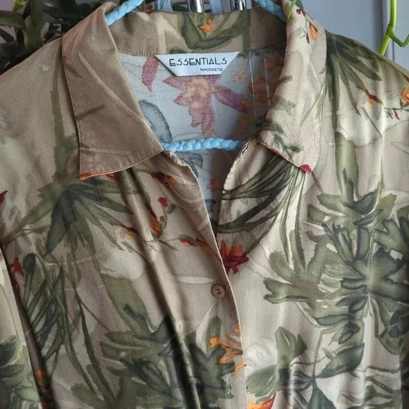 🎉Host Pick❤️Floral 90's  Blouse - Picture 1 of 9